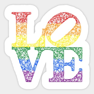 LOVE (Robert Indiana) Sticker